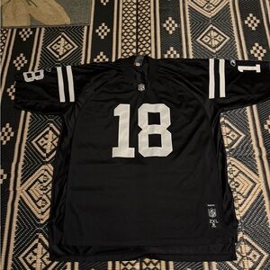 NFL Indianapolis Colts, Peyton Manning, rare black version jersey stitched
